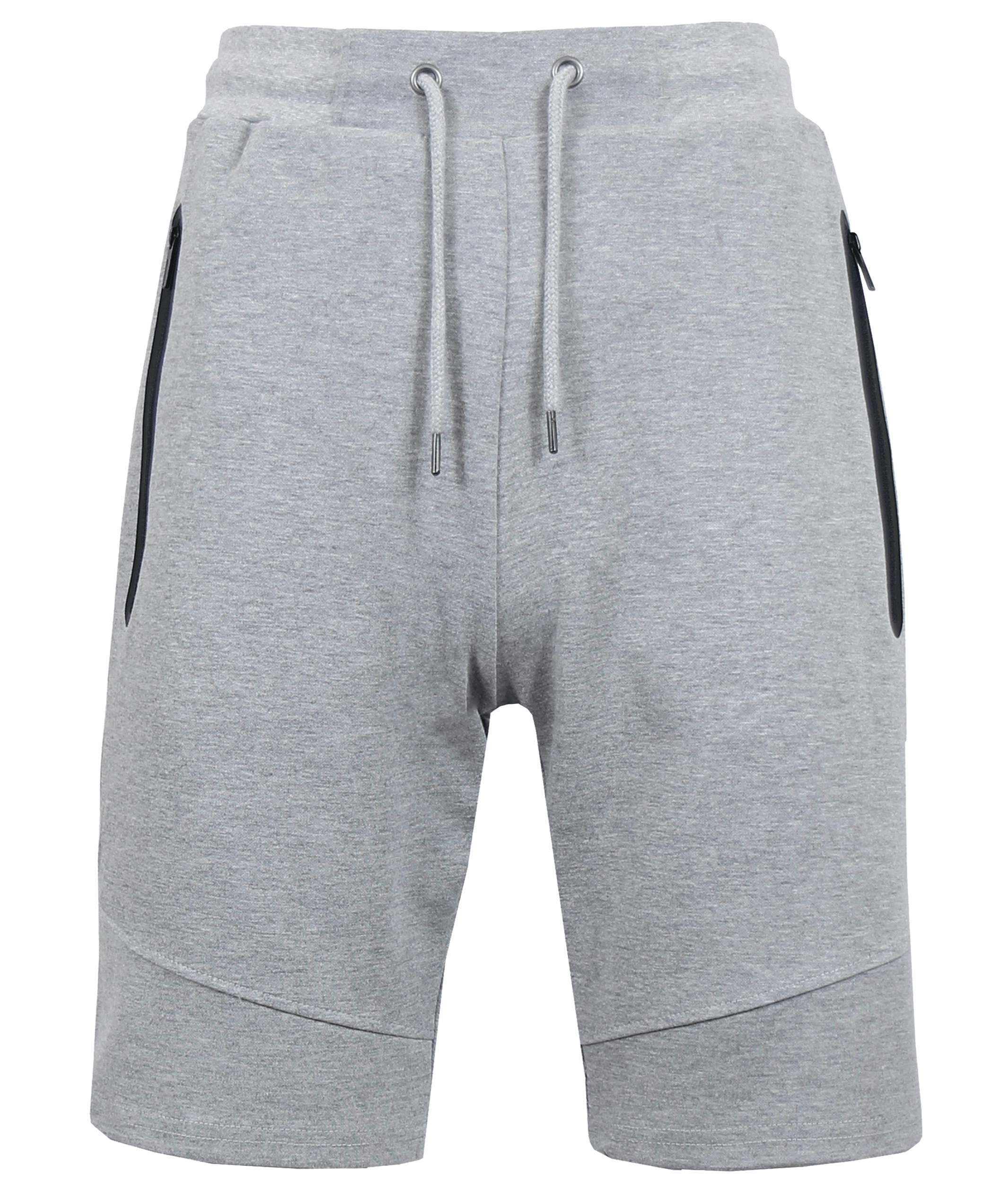 Men's Tech Fleece Jogger Lounge Shorts with Zipper Pockets